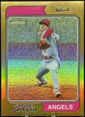 Shohei Ohtani [Chrome Gold] #20 Baseball Cards 2023 Topps Heritage Prices