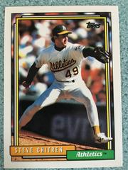 Steve Chitren #379 Baseball Cards 1992 Topps Prices