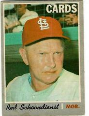 Red Schoendienst Baseball Cards 1970 O Pee Chee Prices