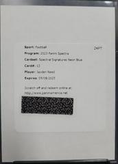 Jayden Reed [Blue Neon] #13 Football Cards 2023 Panini Spectra Spectral Signature Prices