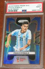 Paulo Dybala [Blue Prizm] #10 Soccer Cards 2018 Panini Prizm World Cup Prices