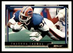 Thurman Thomas Football Cards 1992 Topps Gold Prices