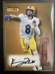 Kenny Pickett [Gold Red Foil] #MB-A Football Cards 2022 Wild Card Matte Autographs Prices