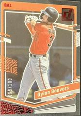 Dylan Beavers [Red] Baseball Cards 2023 Panini Chronicles Clearly Donruss Prices