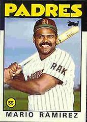 Mario Ramirez #262 Baseball Cards 1986 Topps Tiffany Prices