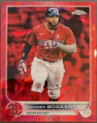 Xander Bogaerts [Red] #8 Baseball Cards 2022 Topps Chrome Sapphire Prices