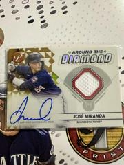 Jose Miranda [Gold] #ADR-JM Baseball Cards 2023 Topps Pristine Around the Diamond Autograph Relic Prices