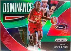 Sheryl Swoopes [Green] #3 Basketball Cards 2022 Panini Prizm WNBA Dominance Prices