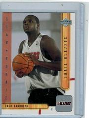 Zach Randolph #210 Basketball Cards 2001 Upper Deck Prices