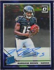 Marquise Brown [Purple Stars] Football Cards 2019 Donruss Optic Rated Rookie Autographs Prices
