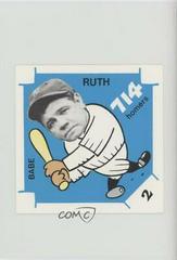 Babe Ruth Baseball Cards 1980 Laughlin 300/400/500 Prices