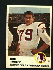 Bob Toneff #116 Football Cards 1961 Fleer Prices