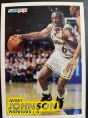 Avery Johnson #291 Basketball Cards 1993 Fleer Prices