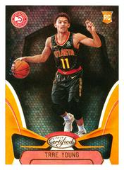 Trae Young [Orange] #155 Basketball Cards 2018 Panini Certified Prices