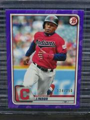 Francisco Lindor [Purple] #4 Baseball Cards 2020 Bowman Prices