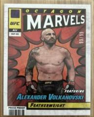 Alexander Volkanovski [Press Proof Purple] #6 Ufc Cards 2022 Panini Donruss UFC Octagon Marvels Prices