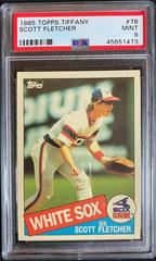 Scott Fletcher #78 Baseball Cards 1985 Topps Tiffany Prices