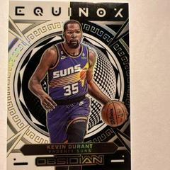Kevin Durant [Yellow] #3 Basketball Cards 2022 Panini Obsidian Equinox Prices