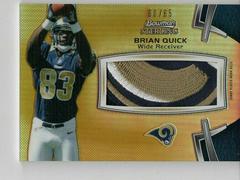 Brian Quick [Gold Refractor] Football Cards 2012 Bowman Sterling Prices