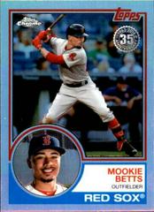 Mookie Betts [Red] Baseball Cards 2018 Topps Chrome 1983 Prices