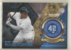 Miguel Cabrera Baseball Cards 2017 Topps Jackie Robinson Day Prices