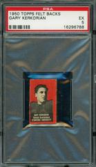 Gary Kerkorian Football Cards 1950 Topps Felt Backs Prices
