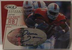 James Jackson [Red] Football Cards 2001 Sage Autographs Prices