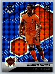 Jurrien Timber [Blue Mosaic] #178 Soccer Cards 2021 Panini Mosaic Road to FIFA World Cup Prices