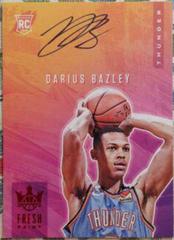 Darius Bazley Basketball Cards 2019 Panini Court Kings Fresh Paint Autographs Prices