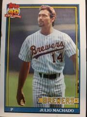 Julio Machado #434 Baseball Cards 1991 Topps Prices