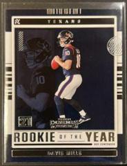 Davis Mills #ROY-DMI Football Cards 2021 Panini Contenders Rookie of the Year Prices