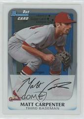 Matt Carpenter [International] Baseball Cards 2011 Bowman Prospects Prices