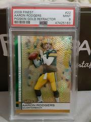 Aaron Rodgers [Pigskin Gold Refractor] Football Cards 2009 Topps Finest Prices