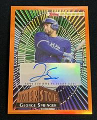 George Springer [Orange] #94C-GS Baseball Cards 2022 Topps Finest 1994 Cornerstones Autographs Prices
