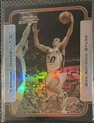 Manu Ginobili [Chrome Refractor] Basketball Cards 2003 Bowman Prices