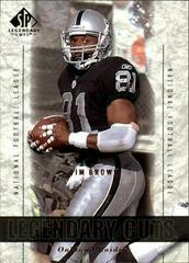 Tim Brown #40 Football Cards 2002 SP Legendary Cuts Prices