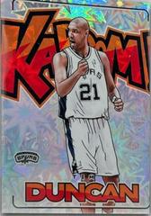 Tim Duncan #1 Basketball Cards 2023 Panini Crown Royale Kaboom Prices