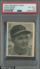 Lewis Riggs Baseball Cards 1940 Cincinnati Reds Team Issue Prices