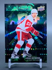Lucas Raymond [Green] Hockey Cards 2022 Upper Deck Allure Runways Prices