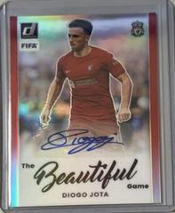 Diogo Jota [Red] Soccer Cards 2022 Panini Donruss Beautiful Game Autographs Prices