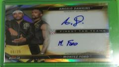 Angelo Dawkins [Gold] #A-AD Wrestling Cards 2020 Topps WWE Finest Autographs Prices