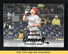 Scooter Gennett [Black Foil] Baseball Cards 2017 Stadium Club Prices