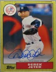 Derek Jeter #87BA-DJ Baseball Cards 2022 Topps Update 1987 Autographs Prices