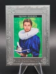 Quinn Hughes [Silver Frame] Hockey Cards 2023 Upper Deck UD Portraits Prices