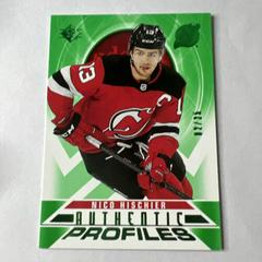 Nico Hischier [Green] Hockey Cards 2020 SP Authentic Profiles Prices