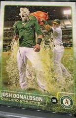 Josh Donaldson [Gatorade Bath] #5 Baseball Cards 2015 Topps Prices