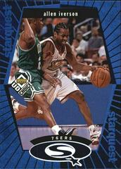 Allen Iverson [Blue] Basketball Cards 1998 Upper Deck Choice Starquest Prices