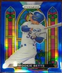 Mookie Betts [Blue Prizm] #SG-2 Baseball Cards 2021 Panini Prizm Stained Glass Prices