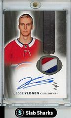 Jesse Ylonen [Black Autograph Patch] #2022-JY Hockey Cards 2021 Upper Deck The Cup Rookie Class of 2022 Prices