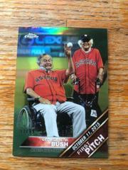 George H. W. Bush [Green Refractor] #FPC-19 Baseball Cards 2016 Topps Chrome First Pitch Prices